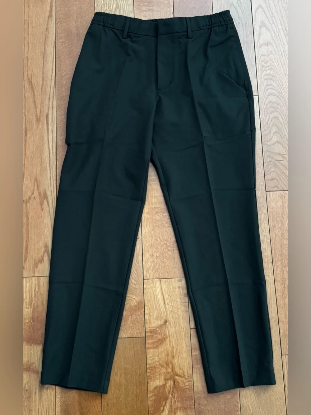 Banana Republic mens sheltered earth tailored stretch dress trousers size 31x30.